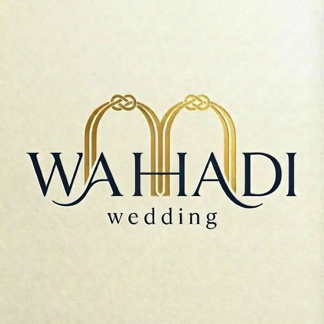 Création de logo Wahadi Wedding — réalisation AF Prod